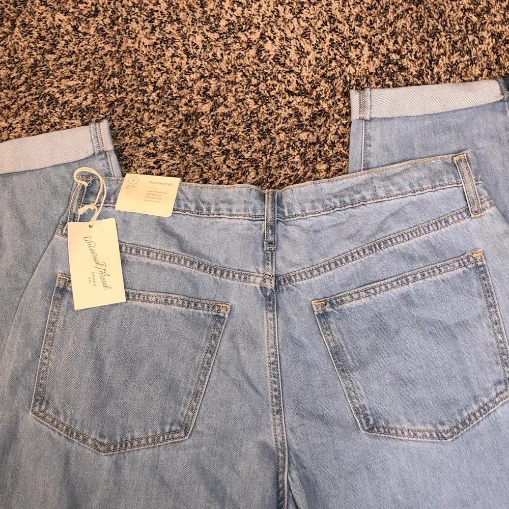 Universal Thread Boyfriend Light Blue Distressed Jeans | NWT - Picture 5 of 11